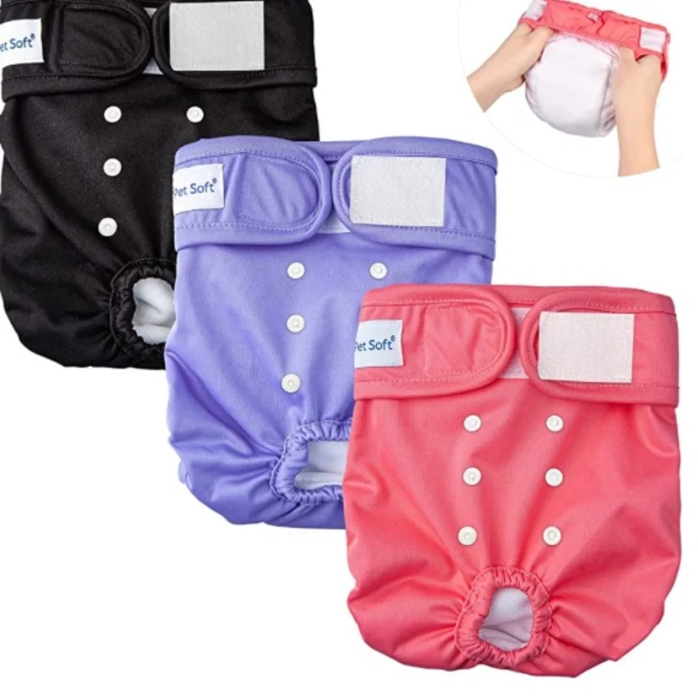 Doggy diapers washable female